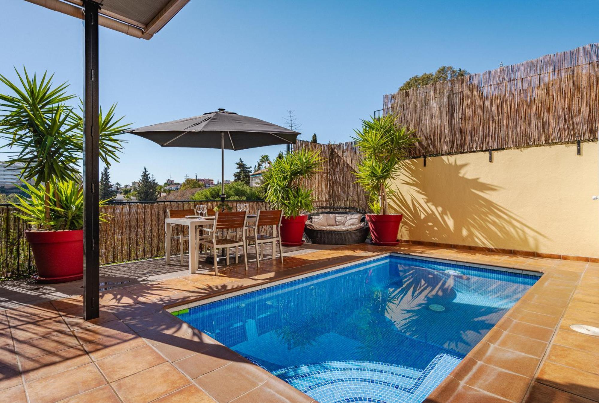 Private Luxurious Hillside Villa With Pool & Sea Views For 8 To 10 Ppl Fuengirola Eksteriør bilde
