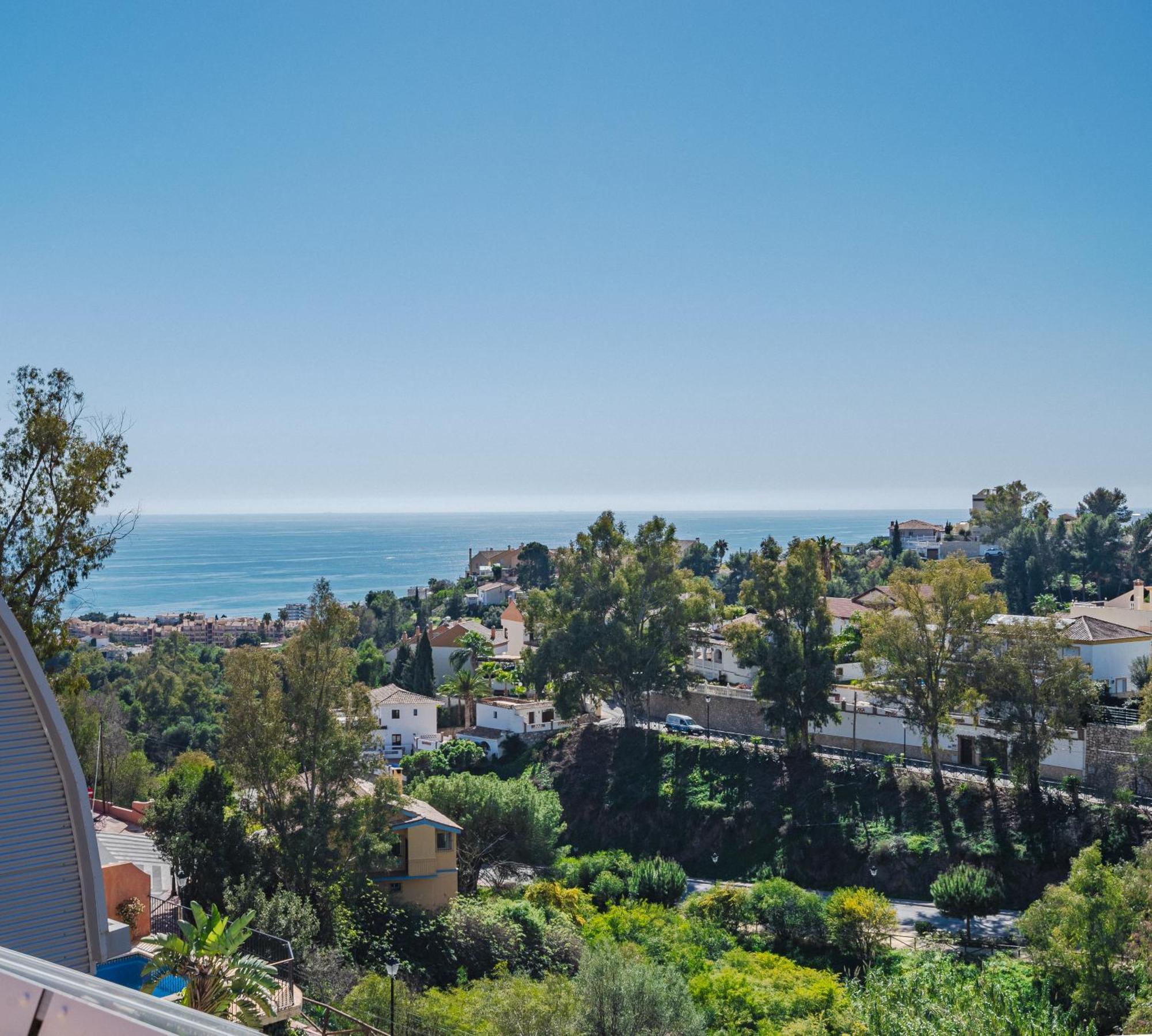 Private Luxurious Hillside Villa With Pool & Sea Views For 8 To 10 Ppl Fuengirola Eksteriør bilde